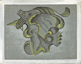 ANTHONY LAPAGLIA (1897 - 1993, AMERICAN) Group of 4 untitled drawings.
